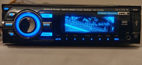 Sony cdx gt828u usb aux - usb,