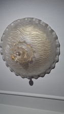 Plafoniera Lampadario Tonda in Vetro di Murano