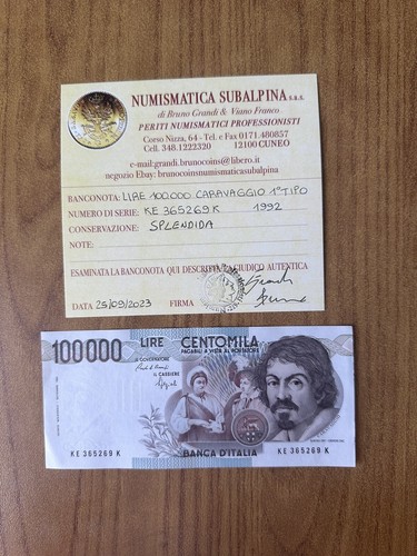 Repubblica lire 100000 - lire,