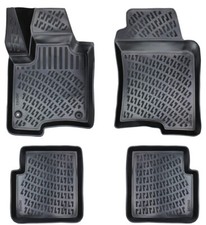 Tappetini auto set 4 pz. FIAT PANDA 312  2012-2024 Gomma a Vaschetta, Poggiapede