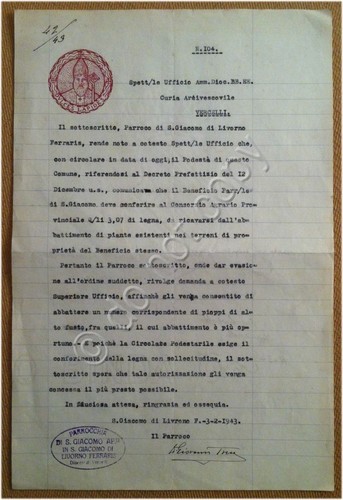 Lettera parroco san giacomo - di,