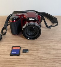 Nikon Coolpix L810 16,1 megapixel fotocamera digitale bridge 26x zoom rosso - leggere descrizione