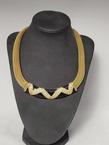 Collier monet vintage doré - zt-collier,