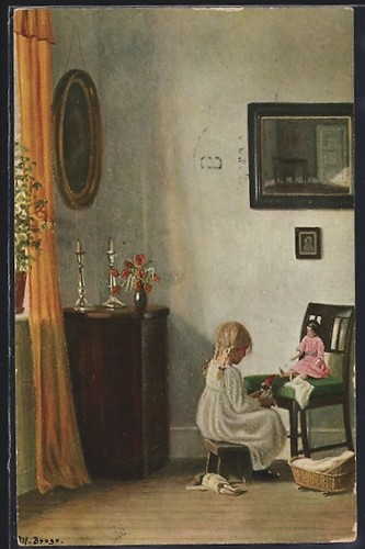 Cartolina artista firmata - cartolina,