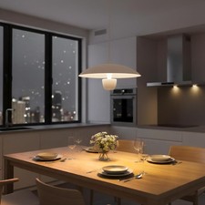 Lampadario moderno lampada pendente BIANCO LED 11W luce 3000K tavolo cucina 230V