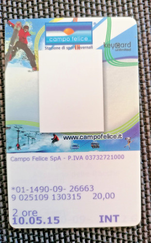 2015 tessera skipass campo - 2015,