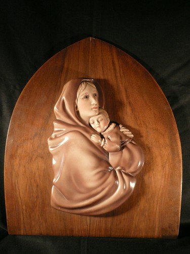 Madonna terracotta montata - in,