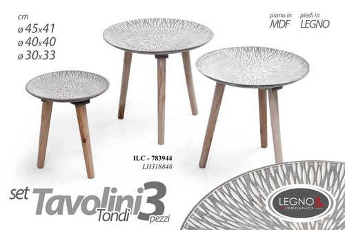 Set tris tavolini - tris,