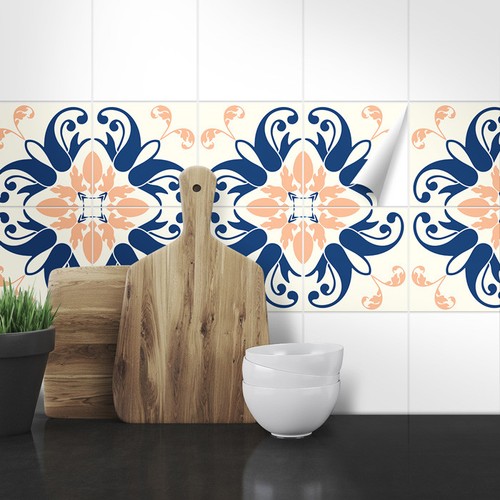 Adesivi per piastrelle - set, 4