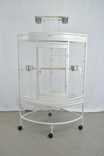 Gabbia Angolare con Trespolo e