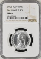 1984 ITALIA ARGENTO 500