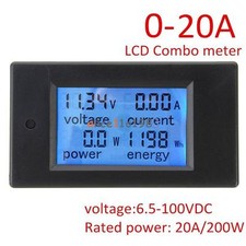 DC 20A 100V LCD Digitale Volt