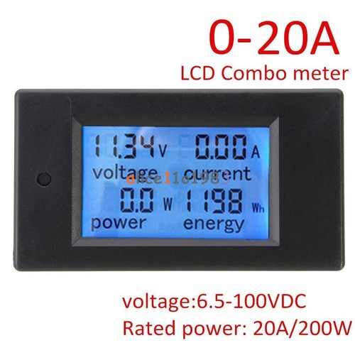 20a 100v lcd - 20a, digitale
