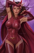 Scarlet Witch Cosplay set 4