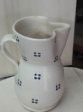 Antica Brocca Pugliese Dipinta A Mano Molto Rara.