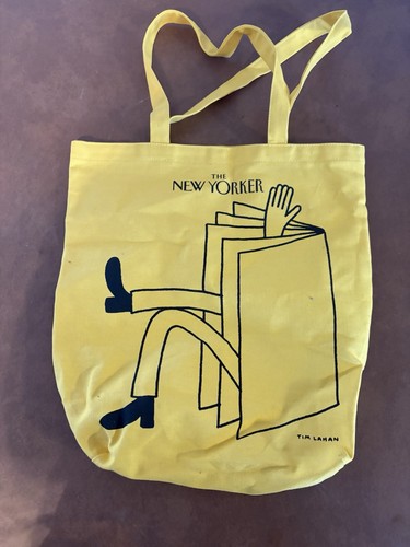 Borsa tote newyorkese gialla