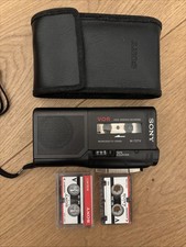 Sony M-527V Registratore Microcassette VOR per Ricambi o Riparazione