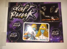 daft punk - set adesivi - nuovo