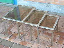 TRIS DI TAVOLINI ESTRAIBILI A