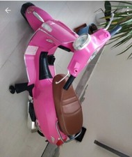 Moto Elettrica Per Bambini Scooter Piaggio Vespa Sprint 12V Luci Led Suoni Mp3