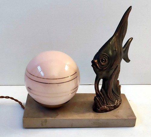 Lampada comodino art decò - da,