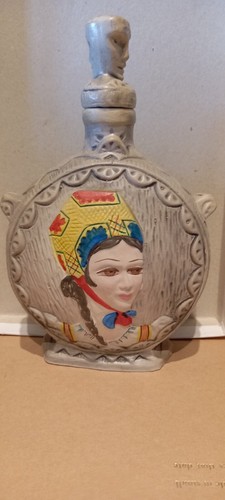 Vintage fiaschetta ceramica - fiaschetta,