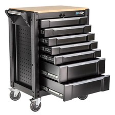 Carrello da officina UltimatePro C7 piano in legno carrello portautensili chi...