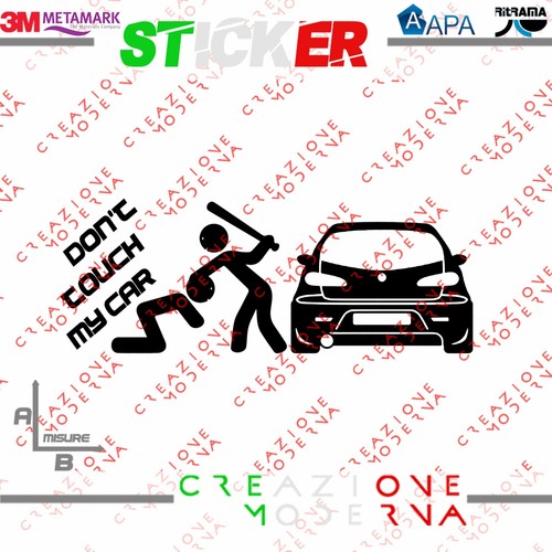 Adesivo sticker don touch my - sticker, don't