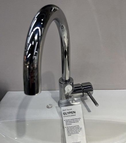 Rubinetto bagno cromato ikea - rubinetto,