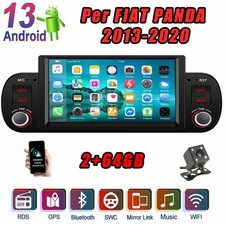 7'' Autoradio Android 13.0 Per Fiat Panda 2013-2020 2G+64GB Wifi GPS BT RDS Navi