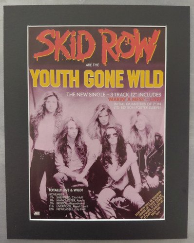 Skid row youth gone - youth, promo