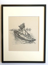 Alfred Kubin " Caronte " orig