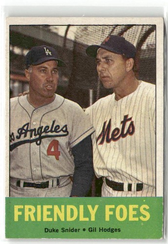 1963 topps friendly foes - topps,