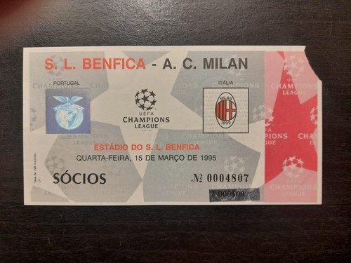 Biglietto benfica milan - v, ac