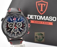 Orologio Detomaso Aurino orologio uomo al quarzo con quadrante nero Orologeria