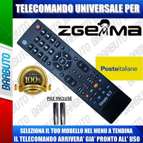 Telecomando universale zgemma - universale,