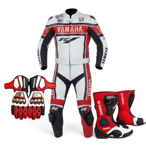 Tuta pelle corsa moto - pelle,