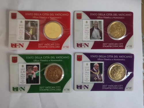 Stamp coin card vaticano - 4, stamp&coin
