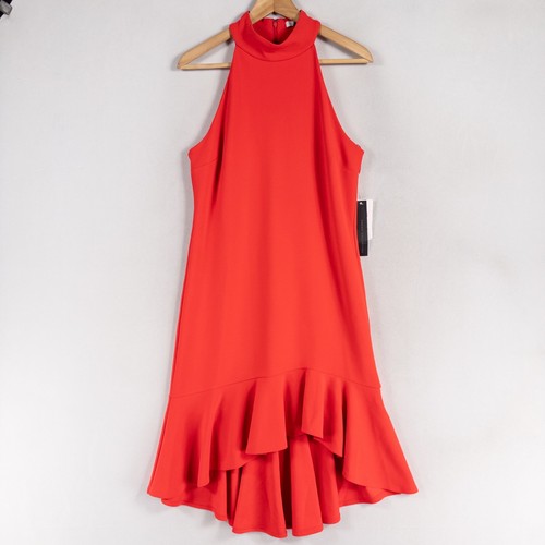Abito halston 10 rosso - halston, tg