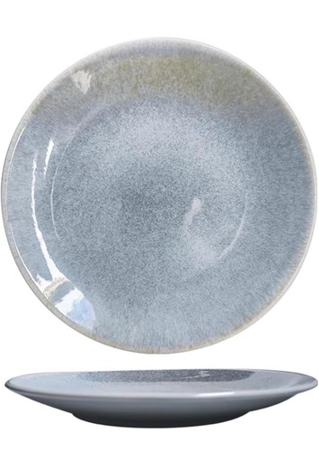 Piatti ceramica azzurro - 6,