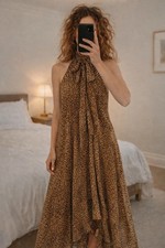 Abito Halter Animal Print ZARA