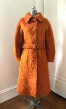 Cappotto vintage anni 60 Emanuel Ungaro mandarino mohair
