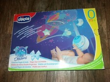 GIOSTRINA CHICCO CARILLON MUSICALE MAGIA DI STELLE CON DOPPIA PROIEZIONE AZZURRA