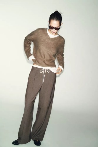 Pantaloni zara doppia vita - doppia,