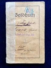 Soldbuch Soldato Tedesco