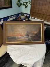 Antico quadro naufragio