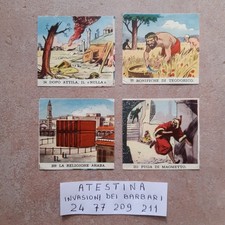 ATESTINA, scegli 1 figurina INVASIONI DEI BARBARI, tra 24, 77, 209, 211 (no BEA