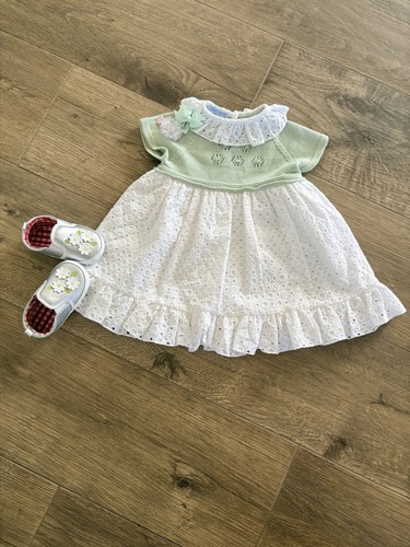 Vestito cotone ricamato - di, con