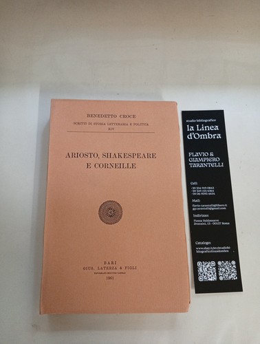 Benedetto croce ariosto - benedetto,