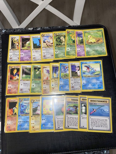 Lotto carte pokemon - carte, neo